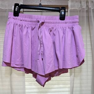 Women's Athletic Shorts in Light Purple